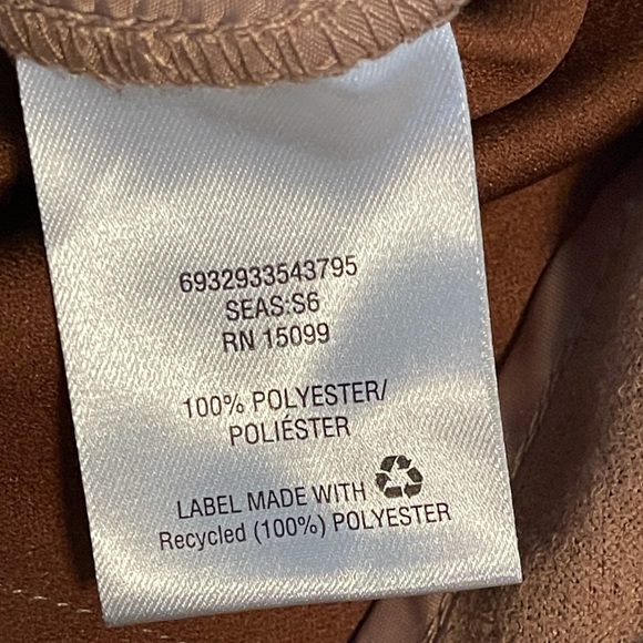 METAPHOR | Faux Suede Snap Front Skirt - Picture 8 of 8